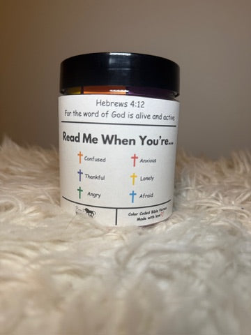 Read Me When Scripture Jar